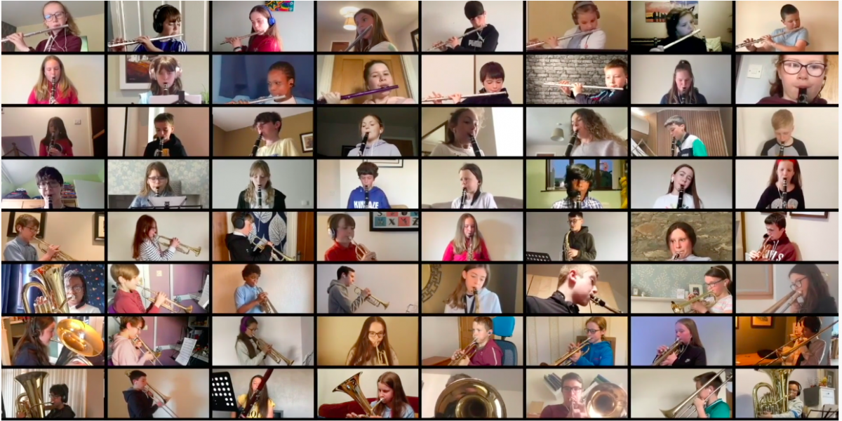 Dundonald musicians in online concert