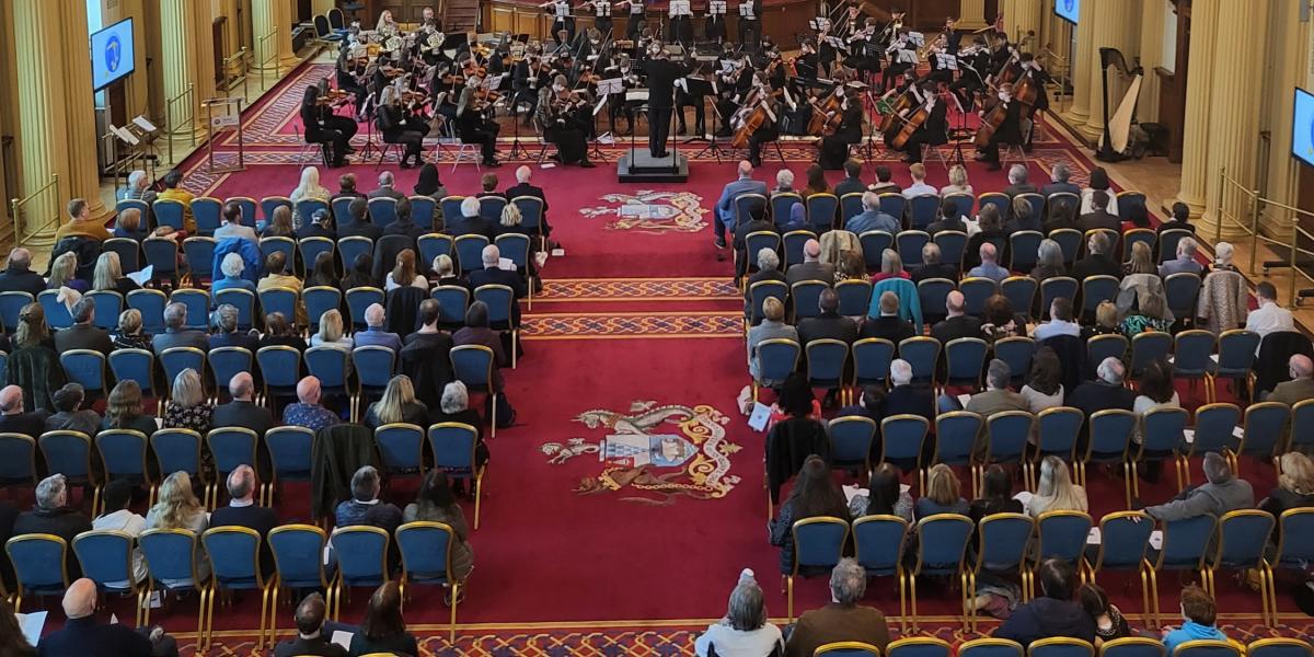 City of Belfast Youth Orchestra in concert in City Hall
