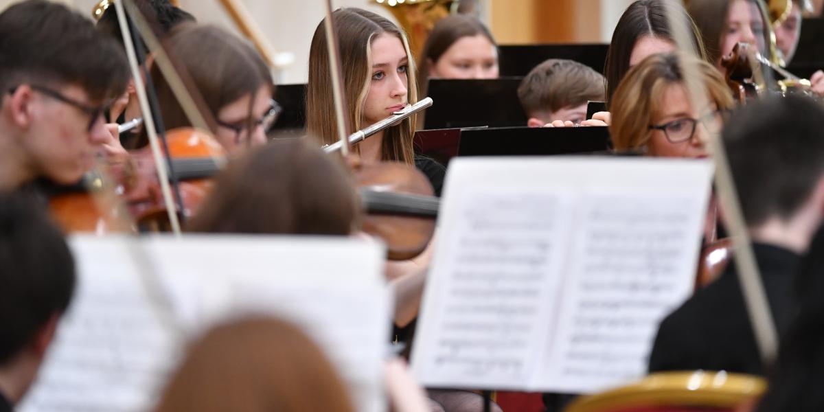 Youth orchestra in concert