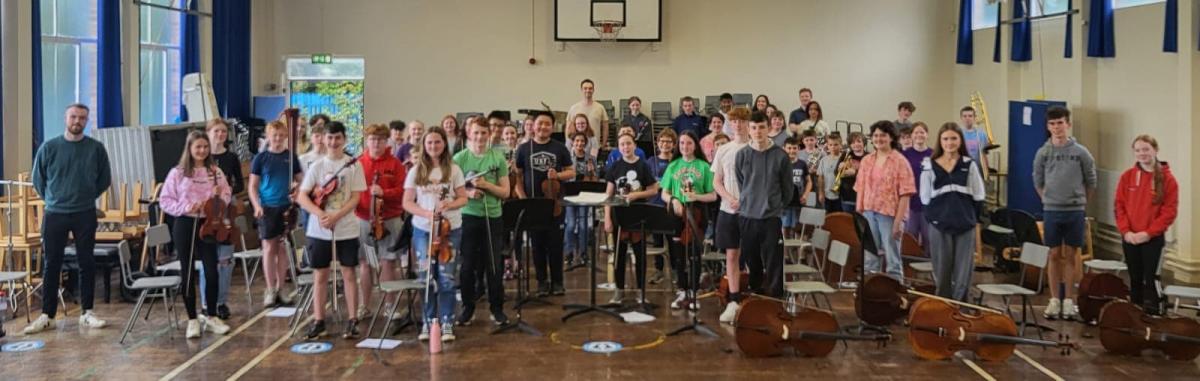 Summer school orchestra participants