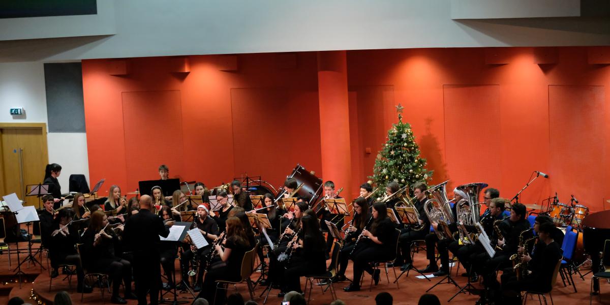 North East Concert Band in Christmas concert