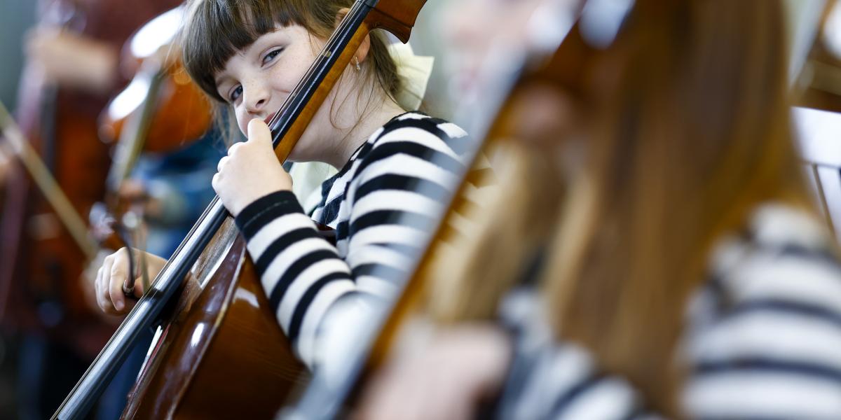 Young musicians enjoying The Benedetti Foundation Portadown Workshop