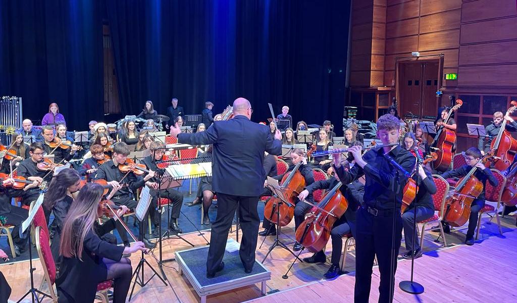 Youth orchestra in concert