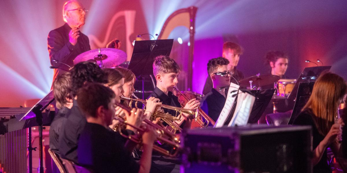 Academy Band musicians in concert