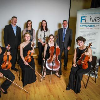 EA Music service staff with the Benyounes quartet