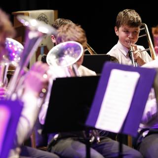 St Michael's College Brass Band in concert