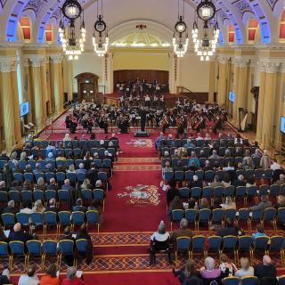 City of Belfast Youth Orchestra in concert in City Hall