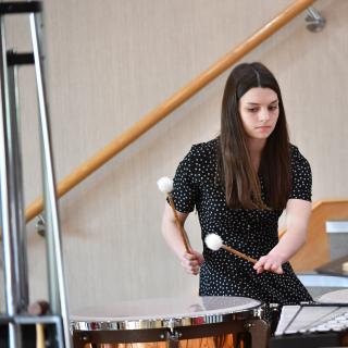 Timpanist in concert
