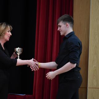 Prizewinners at the Armagh office concert