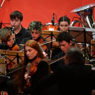 Youth orchestra in concert