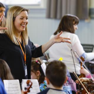 Benedetti Foundation workshop in Portadown Music Centre