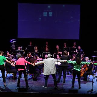Musical Pathways and Instrumental tutors delivering Springfest roadshow