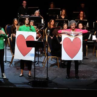 Musical Pathways tutors delivering Springfest roadshow