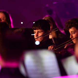 String players in gala concert