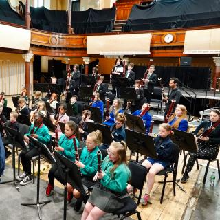 Young Bassoonists participating in To Bassoon and Beyond initiative 