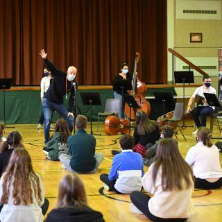 Benedetti Foundation workshop in Antrim Music Centre