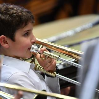Youth band in concert