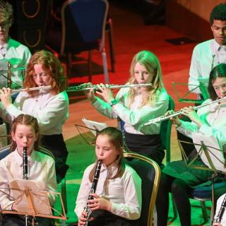 Youth orchestra in concert