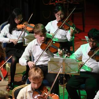 Youth orchestra in concert