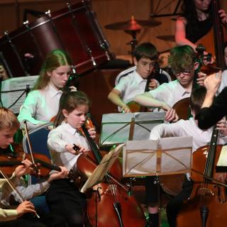 Youth orchestra in concert