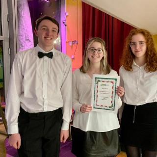 Young musicians from Omagh Avademy in youth orchestra concert