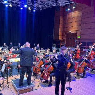 Youth orchestra in concert