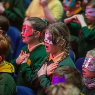 Primary school participants enjoying Springfest at Millennium Forum