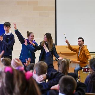 Benedetti schools outreach session