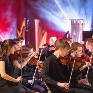 Academy String orchestra in concert