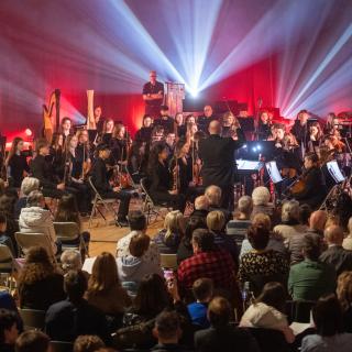 Youth orchestra in concert