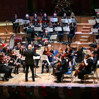 The SE Youth Orchestra performing at the Ulster Hall.