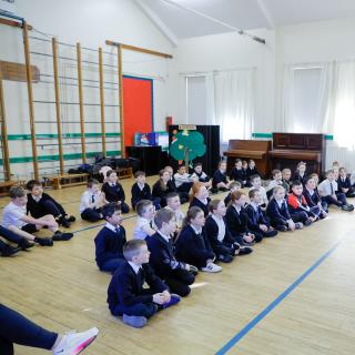 Primary school children at the Benedetti Foundation School Sessions