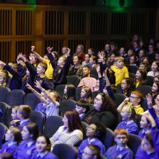 Photo of audience at Springfest
