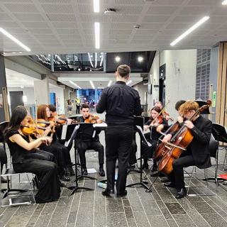 City of Belfast Youth Orchestra perfoming at Ulster University