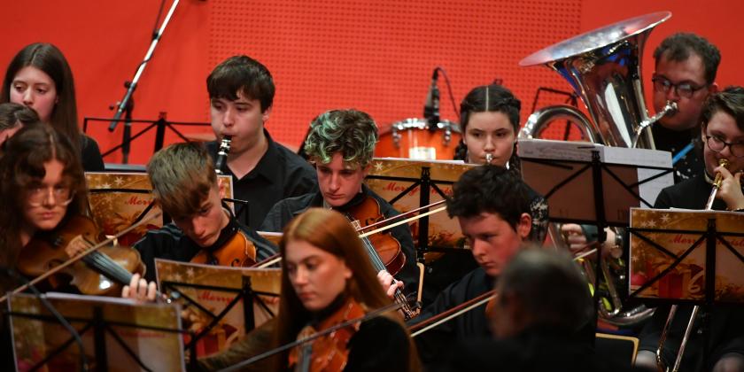 Youth orchestra in concert